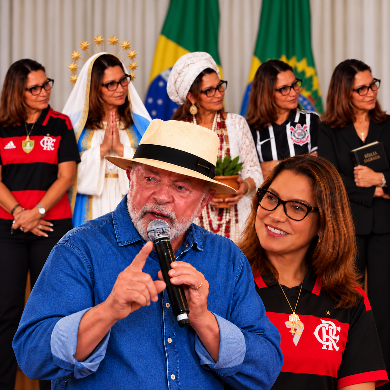 ENTRE A FÉ E A POLÊMICA: LULA USA NOSSA SENHORA APARECIDA NA RETA FINAL E SE COMPLICA COM DECLARAÇÃO SOBRE “TOQUE”