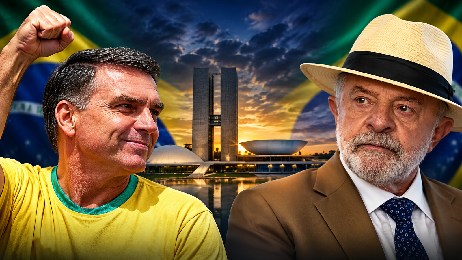 BRASIL TERÁ SEGUNDO TURNO ENTRE FLÁVIO BOLSONARO E LULA NA DISPUTA PELA PRESIDÊNCIA