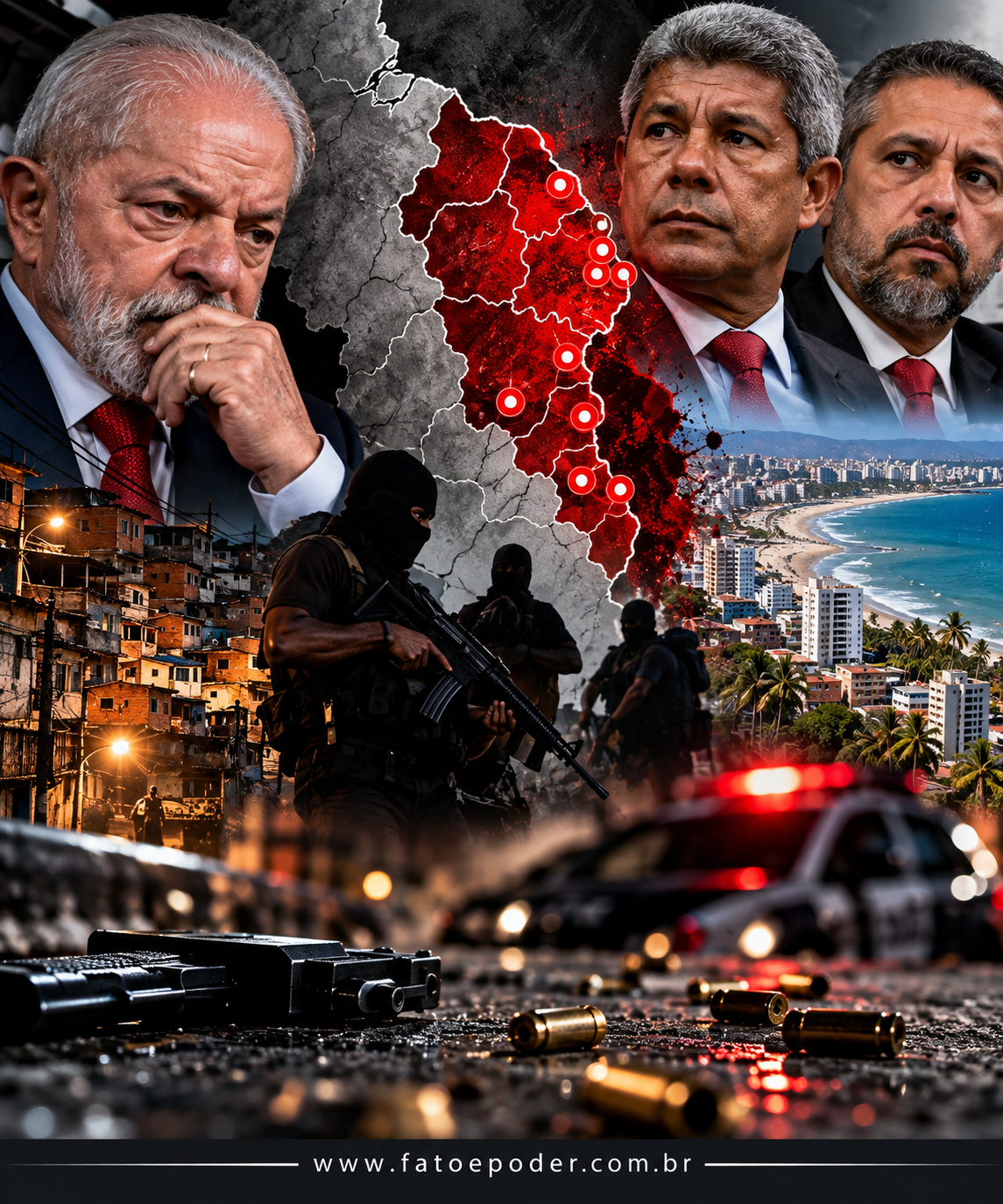 OITO EM DEZ: BAHIA E CEARÁ EXPÕEM DESAFIO DA SEGURANÇA SOB GOVERNOS PETISTAS