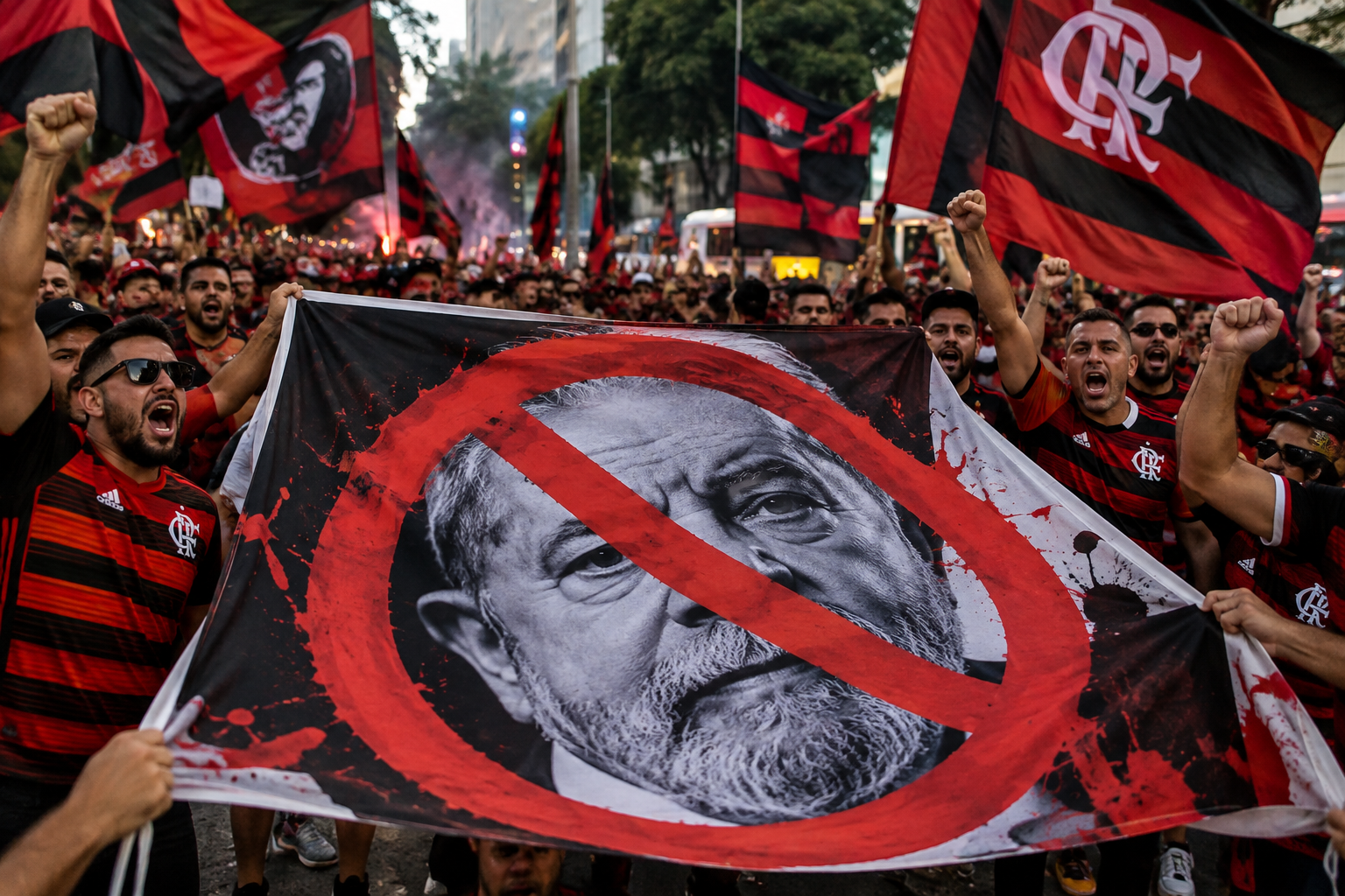 Torcedores do Flamengo fazem críticas a Lula após proibição das bets e rejeitam reeleição