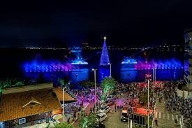 Show das Águas Dançantes encanta espectadores na Lagoa