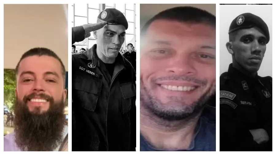 Quatro policiais foram mortos em megaoperação contra o CV no Rio
