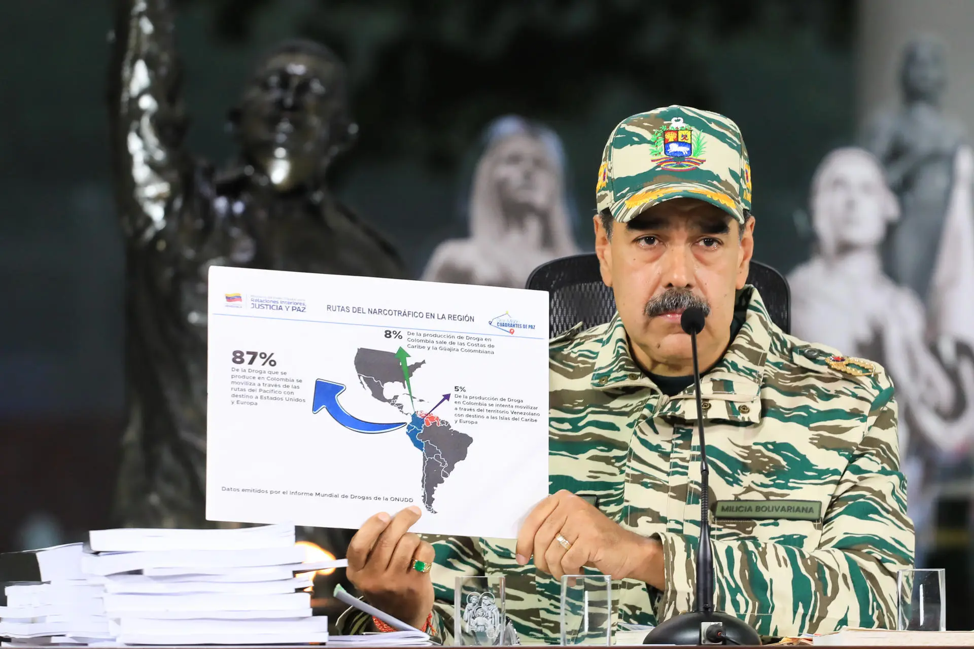 Em meio a tensões com EUA, Maduro adota tom conciliador e diz que “respeita Trump”