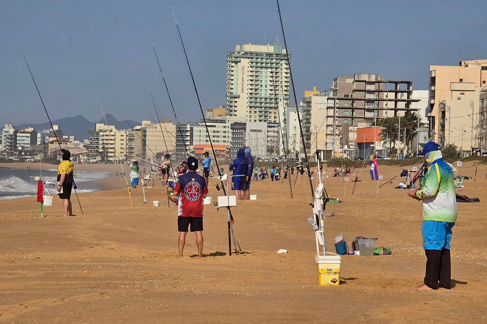 Macaé recebe atletas de todo o estado em etapa do Campeonato de Pesca de Praia
