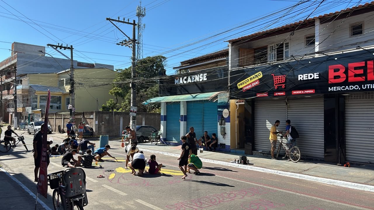 Comerciantes do Lagomar se unem em mutirão para decorar Avenida W5 para a Copa do Mundo de 2026