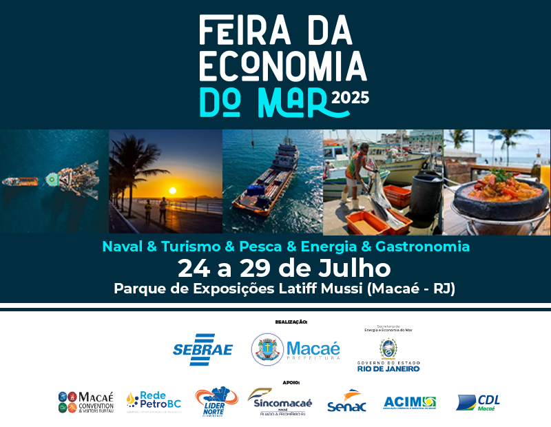 Macaé-RJ: Vai sediar Feira da Economia do Mar durante a Expo 2025