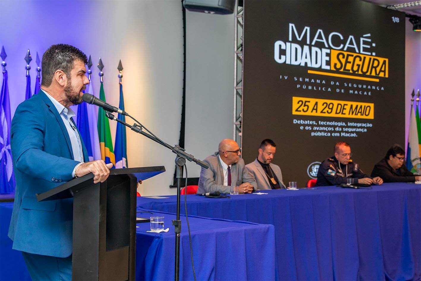IV Semana Municipal de Segurança Pública é aberta em Macaé com anúncio de armamento da Guarda Municipal